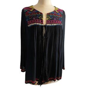 NWT Earthbound Embroidered Jacket Size XL